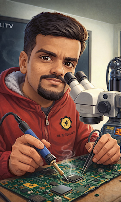 Amaan Siddiqui, Gründer von Blitzreparatur